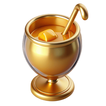 elegant rustic Nectar, drink of the gods, golden, genuine png