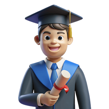 serene classic Proud graduate holding a diploma high resolution png