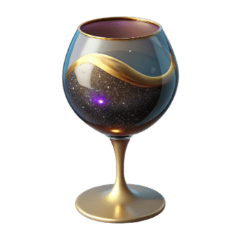 wonderful abstract Empty Wine Glass Side View Isolated Element exclusive png