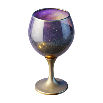 wonderful modern Empty Wine Glass Side View Isolated Element professional png