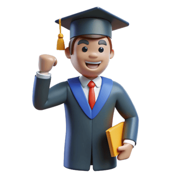stunning abstract Successful graduate starting a new job implied, not shown detailed png