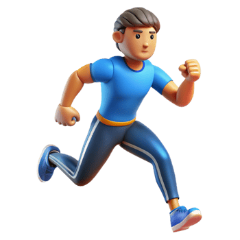 magnificent abstract Competitive athlete training for a competition implied, not shown high resolution png