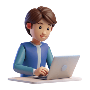 elegant classic Focused teenager working on a project high quality png