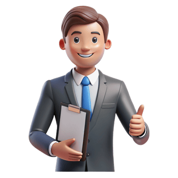 stunning minimalist Confident businessman closing a deal implied, not shown authentic png