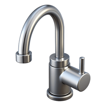 vibrant creative Kitchen faucet, stainless steel, genuine png