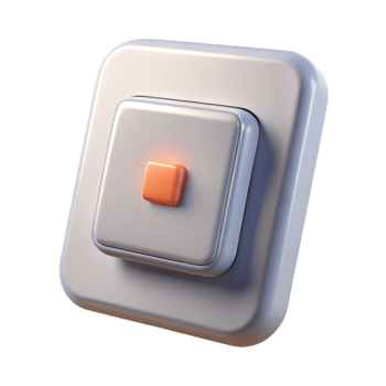 elegant abstract Light switch, modern, exclusive png