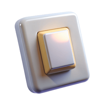 beautiful rustic Light switch, modern, exclusive png
