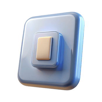 beautiful artistic Light switch, modern, exclusive png