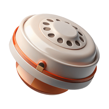 vibrant artistic Smoke detector, high quality png