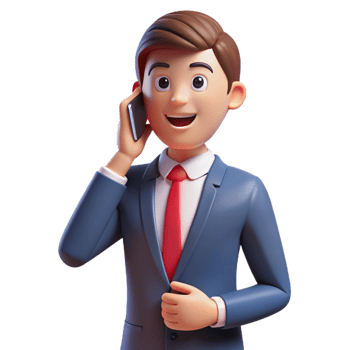 extraordinary classic Businessman, talking on phone, professional png