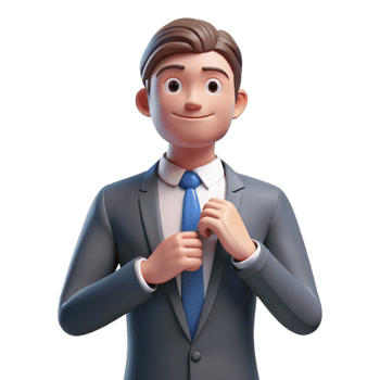 dramatic vintage Groom, adjusting his tie, professional png