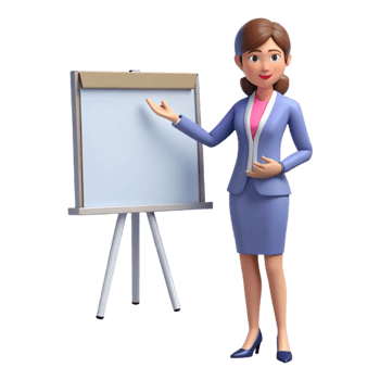 magnificent abstract Businesswoman, giving a presentation presentation not visible , genuine png