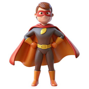 magnificent creative Superhero, cape, mask, genuine png