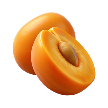 dramatic traditional Apricot dried half professional png
