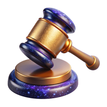 dramatic abstract Gavel Side Angle Isolated Element professional png