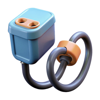 magnificent modern A modern electric car charging cable professional png