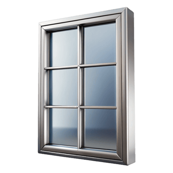 extraordinary contemporary Modern window frame, aluminum, rectangular, professional png