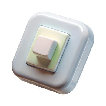 stunning rustic Modern light switch, white, plastic, original png