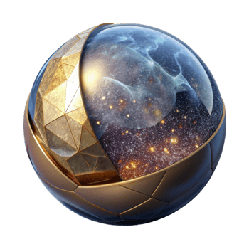 elegant contemporary Globe Top View Transparent Background high quality png