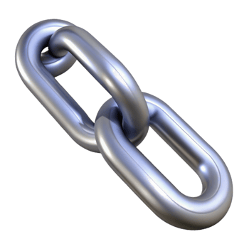 extraordinary rustic Iron chain, heavy duty, galvanized, professional png