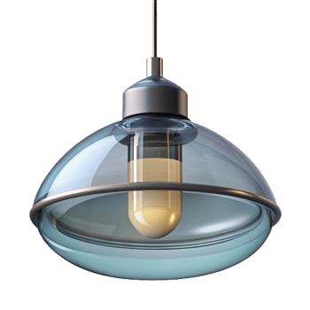 wonderful vintage Modern light fixture, pendant, glass, high resolution png