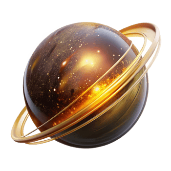 extraordinary minimalist Glowing Orb with Energy Trails Cutout authentic png