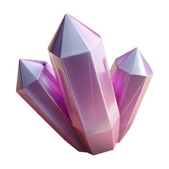 stunning minimalist Crystal quartz 4K png
