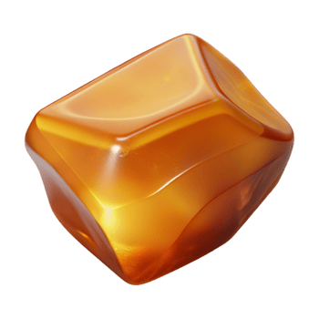 serene creative Piece of amber high resolution png