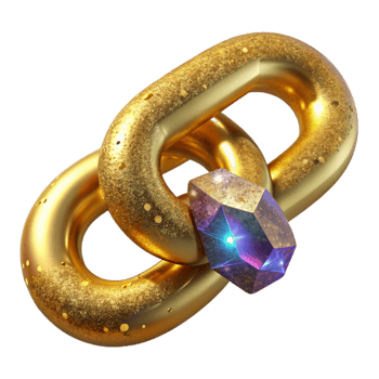impressive traditional Gold Chain Link Thick Cutout png