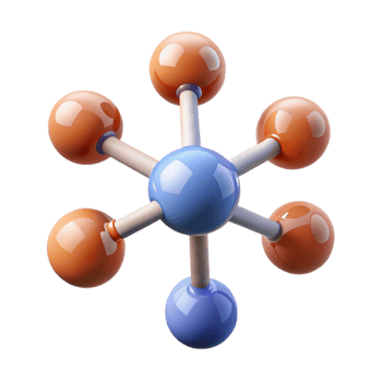 extraordinary minimalist An abstract representation of a chemical molecule genuine png