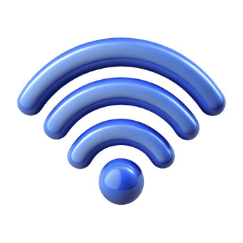 wonderful traditional A single, stylized wifi icon high quality png