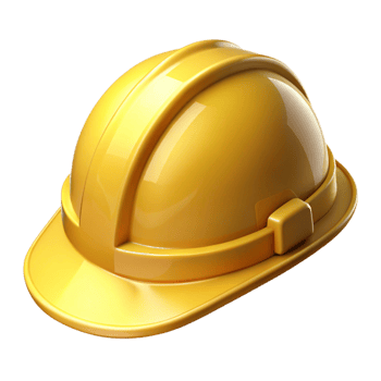 extraordinary contemporary Construction hard hat, yellow, original png