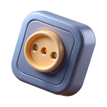 magnificent creative Electrical outlet, standard, detailed png