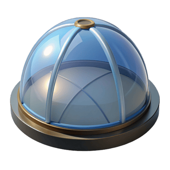 elegant rustic Skylight, dome shaped, high quality png