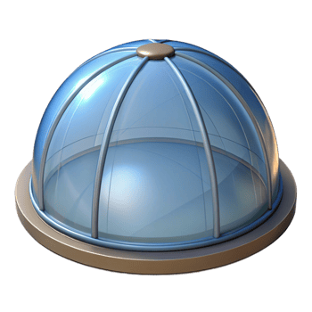 impressive traditional Skylight, dome shaped, authentic png