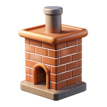 magnificent abstract Chimney, brick, high quality png