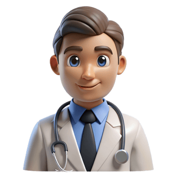 stunning traditional Serious male doctor with stethoscope detailed png