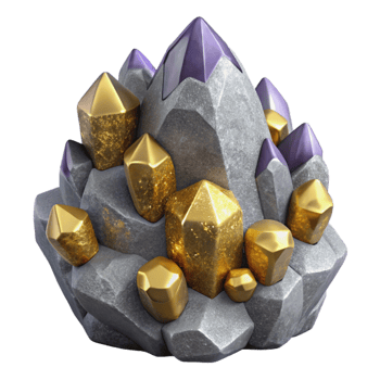 vibrant traditional Gray Rock Texture Cutout high resolution png