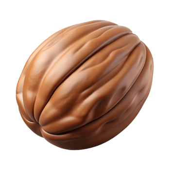 impressive contemporary Pecan in shell 4K png