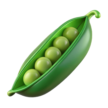 wonderful contemporary Green pea pod with peas inside professional png