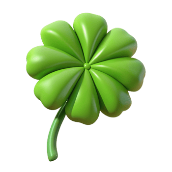 wonderful contemporary Close-up of a four-leaf clover exclusive png