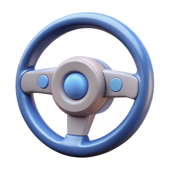 magnificent abstract Self-driving car steering wheel original png