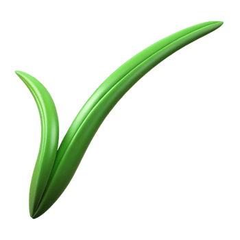 elegant minimalist Single blade of grass authentic png