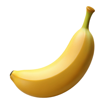 vibrant vintage Ripe banana premium png