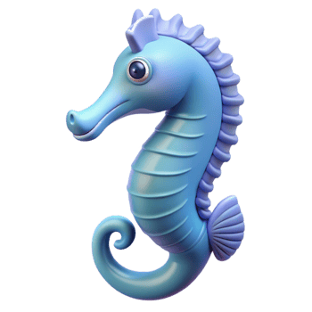 magnificent classic A detailed illustration of a hippocampus high resolution png
