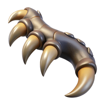 stunning vintage A detailed, realistic illustration of a dragon's claw genuine png