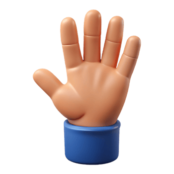 beautiful minimalist A hand, human, gesturing, open palm premium png