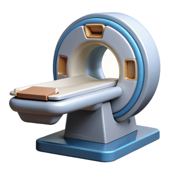 beautiful artistic Advanced Medical Scanner displaying anatomical details high resolution png