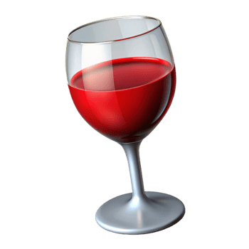 wonderful classic A wine glass, filled with red wine, authentic png