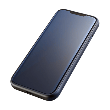 magnificent minimalist A smartphone, blank screen, black, authentic png